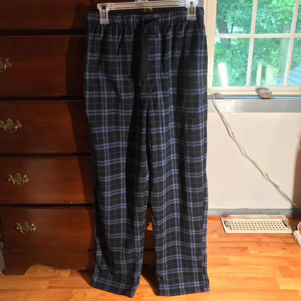 Perry Ellis Plaid Blue Sweatpants